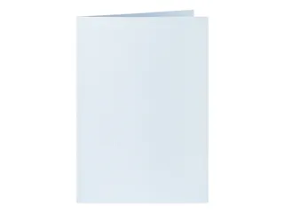 Correspondentiekaart Papicolor dubbel 105x148mm babyblauw pak à 6 st - 1