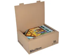 Colompac Verzenddoos Mailbox XL 460x335x175mm Bruin