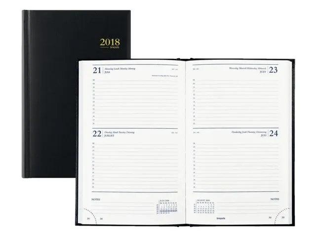 Agenda 2027 Brepols Saturnus Lima 2dagen/1pagina zwart