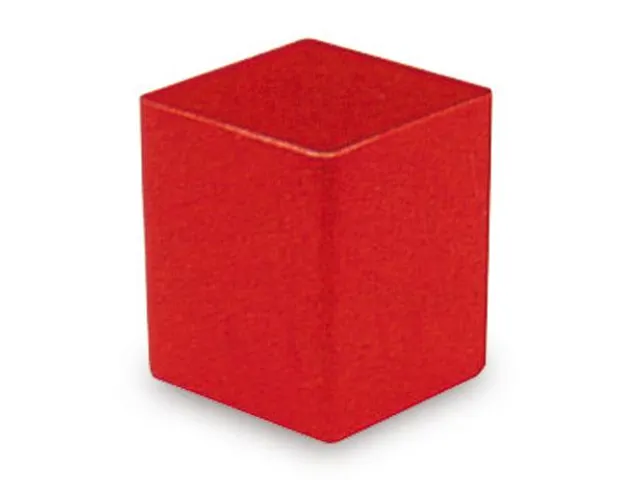 Inzetbak HxLxB 63x54x54mm Polystyreen Rood 50 stuks