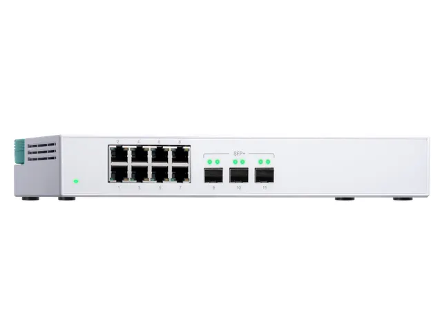 8x RJ-45 1GbE, 3x 10GbE SFP+, Unmanaged, 100-240 VAC, 50/60 Hz, 42.5 x