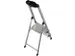 trapladder,eenzijdig,3trede(n),balk L 1,55m,aluminium