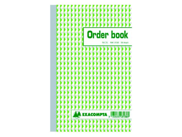 Orderboek Exacompta 210x135mm 50x2vel | Bedrijfsformulier.nl