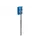 Brievenbuspaal RVS incl. montagebeugels Zilver hoogte150 cm