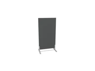 scheidingswand,HxB 1545x800mm,wand hout,MS-donkergrijs - 1