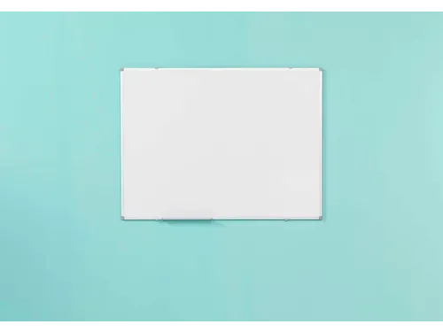 Projectiebord 150x150cm 1:1 mat wit Softline profiel 8mm