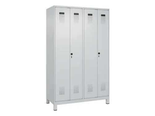 PBM-locker,HxBxD 1950x1200x500mm,4vak,vak B 300mm,draaigrendel