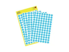 Etiket Avery Zweckform 3011 Rond Ø8mm Blauw 416 Stuks