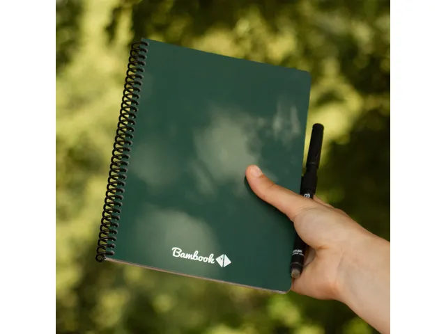 Notitieboek Bambook Forest A5 lijn 40pagina's uitwisbaar donkergroen