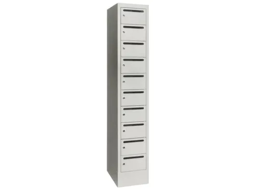 Postsorteerkast 1850x330x500mm 10 Vakken Vak B 300mm Met Postsleuf