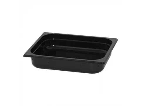 Caterchef Gastronorm bak 1/2 GN 65mm polycarbonaat zwart
