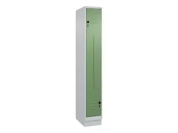 Z-garderobekast,HxBxD 1950x300x500mm,vak B 150/300mm,draaigrendel
