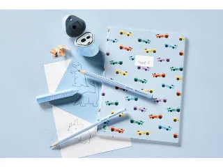 Potlood Faber-Castell Grip 2001 B in 2 kokers,144stuks blauw, rood, sk - 5