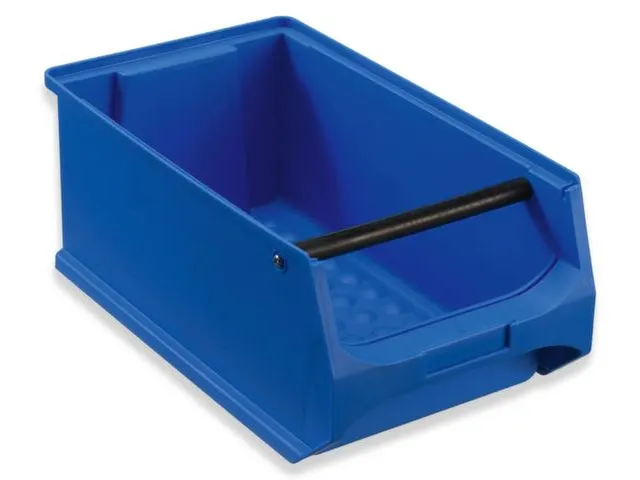 Bac À Bec Hxlxp 150X200X350Mm Pp Avec Barre Support Bleu