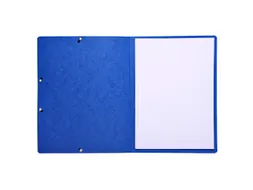 Elastomap zonder klep glanskarton 355gm² A4 Blauw