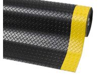 werkplekmat metergoed B 1500mm PVC zwart/geel
