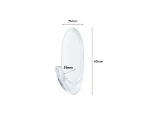 Bevestigingsstrip 17091Clr 2 Ovale Haken Medium draagvermogen 900 gram - 5