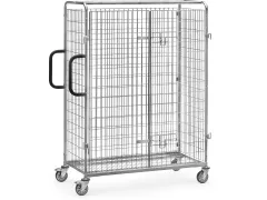 Double-porte battante pour chariot préparateur de commandes