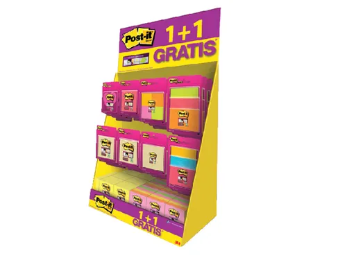 Memoblok Post-it 6920 Super Sticky 76x76mm geel