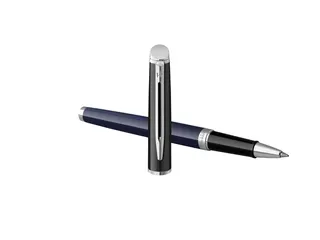 Rollerpen Waterman Hémisphère Colour Blocking black en blue CT fijn - 4