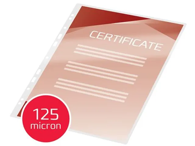 Pochette de plastification GBC Organise A4+ 125 microns 4 trous brilla