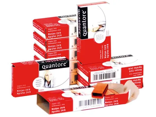 Nieten Quantore 24/6 verkoperd 1000stuks