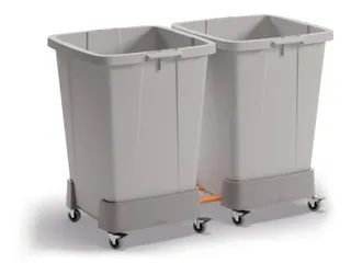 Trolley DURABIN 90L rPP Grafiet Grijs - 3