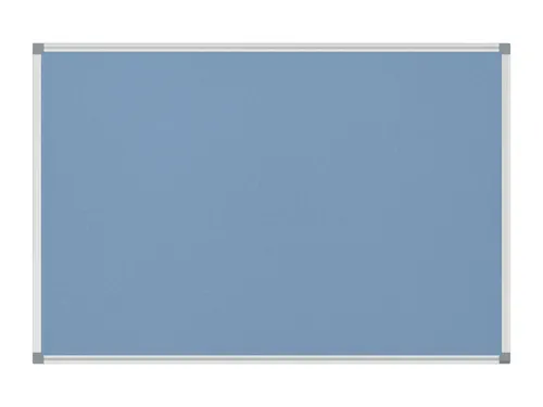 Prikbord MAULstandaard 90x120cm Textiel Lichtblauw