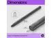 HP Slim Rechargeable Stylus Pen Grijs