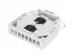 DIN-rail splitterbox voor 8 LC/DX-adapters Grijs