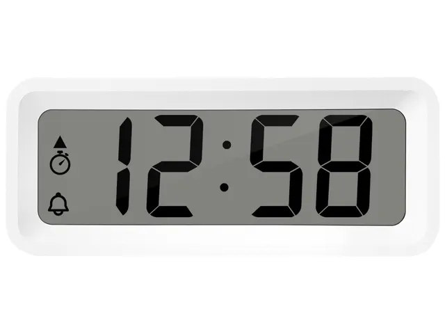Réveil Technoline WT 175 88x37x21mm blanc