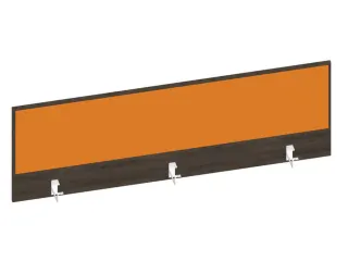 baliepaneel bureau aanbouw achter NV bruin hickory BN3005-geel 1600mm - 1