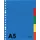 Tabbladen Kangaro A5 17-gaats A505M 5-delig assorti PP
