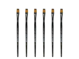Penseel Kangaro Serie 341 plat Nr. 10 synthetisch doos 6 stuks