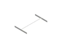 kledingstang,v. inhaakstelling,B 1000mm,staal verzinkt