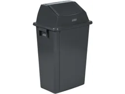 afvalbak,60l,HxBxD 735x460x333mm,wandmontage,romp PP grijs