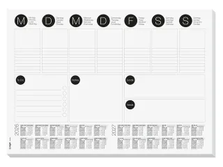 Designonderlegger Sigel week-planner 26/27 42x29,7cm 30 vel met to-do- - 1