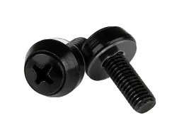 M6 x 12mm schroeven voor serverkast en rack zwart 50 stuks pak