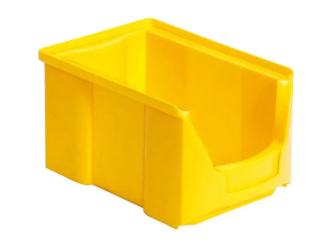 Zichtbak Hxbxd 125x145x230/196mm Pe Geel
