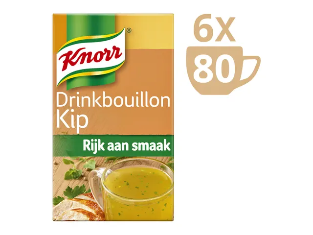 Drinkbouillon Knorr kip Soep tuinkruiden 80 stuks