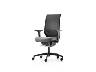 Dauphin Bureaustoel Shapemesh Plus met synchroonmechanisme Antraciet - 1