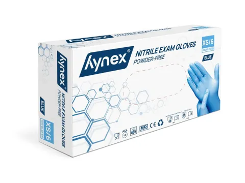 Nitril Handschoen Blauw Maat XS Hynex 100 Stuks