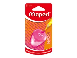 Maped I-Gloo potloodslijper NEON met opvangbakje 1-gaats Assorti