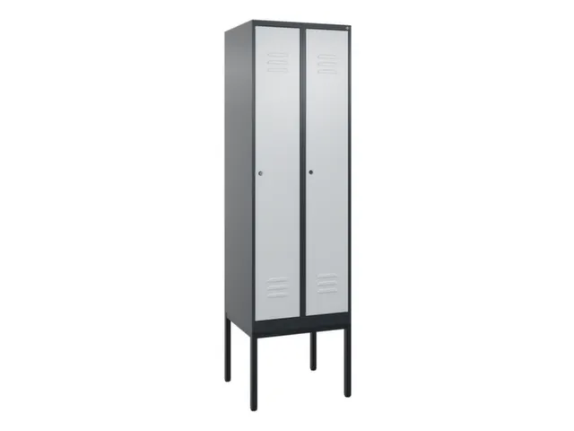 locker voor scheiding van kleding,HxBxD 2120x600x500mm,2vak