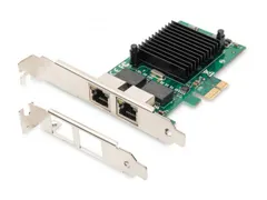 2-poorts Gigabit Ethernet-netwerkkaart,RJ45,PCI Express Intel-chipset