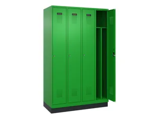locker voor scheiding van kleding,HxBxD 1950x1200x500mm,4vak - 1