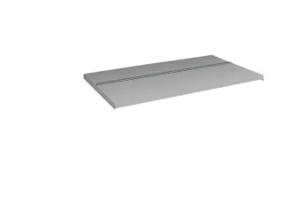 legbord,v. dossierstelling,BxD 1000x600mm,vakl. 90kg,m. aanslagrand - 2