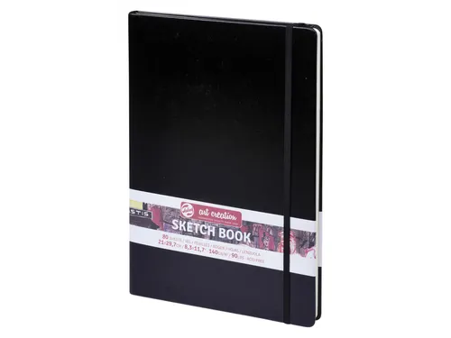 Schetsboek Talens Art Creation zwart 21x30cm 140gr 80vel