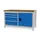 werkbank,HxBxD 860x1500x750mm,onderstel RAL3003,fronten RAL3003