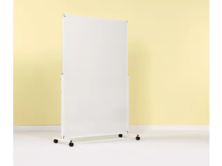 Dubbelzijdig Whiteboard 120x180cm Mobiel Emaille Wit Profiel - 3